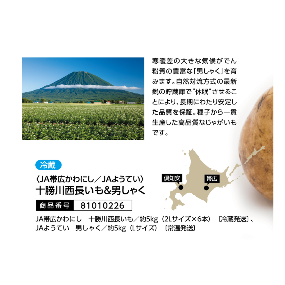 十勝川西長いも&男しゃく